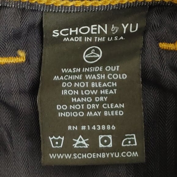 Schoen by Yu Flare Jeans The Bombshell Indigo Blue Women's Sz 29 (34 Ins… - Picture 10 of 13